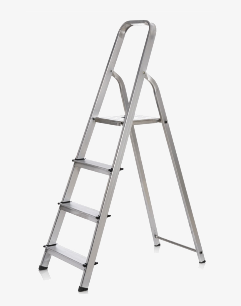 Aluminium Step Ladder - Алуминиева Стълба, transparent png