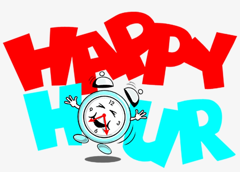 Clock Clipart 1 Hour - Free Clipart Happy Hour, transparent png