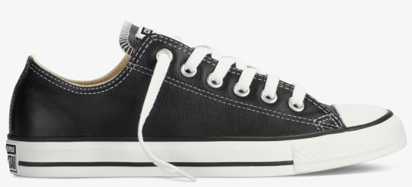 Converse Chuck Taylor All Star Leather - Converse - Chuck Taylor All Star Leather Ox - Sneakers, transparent png