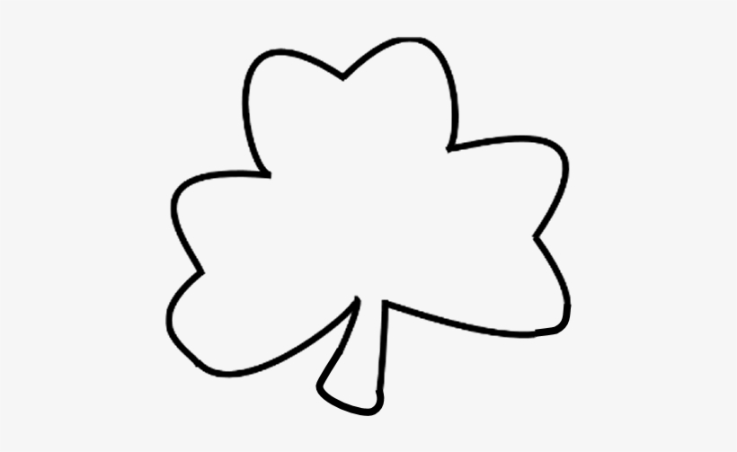 #f 81 Shamrock - Line Art, transparent png