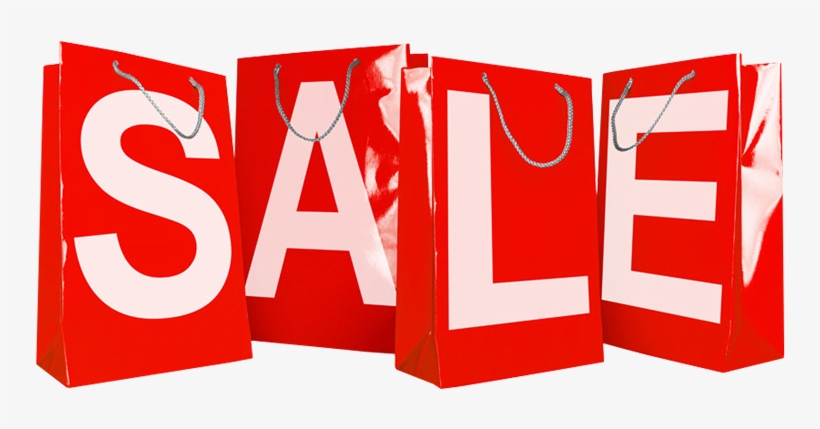 Red Shopping Bags With Handles With Inscription Promote - Sale 30%, transparent png