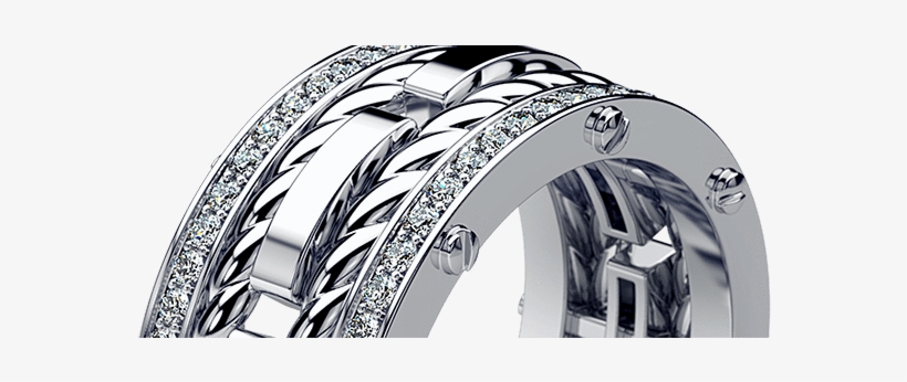 Men's Diamond Wedding Bands - Men's 14k Yellow Gold Wedding Band With 1.05 Ct White, transparent png