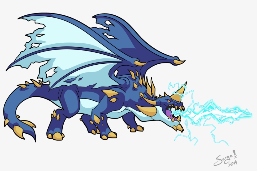 20141109 Blue Dragon Ii - Steem Monsters, transparent png