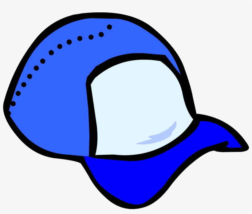 Blue Ball Cap - Club Penguin Hat, transparent png