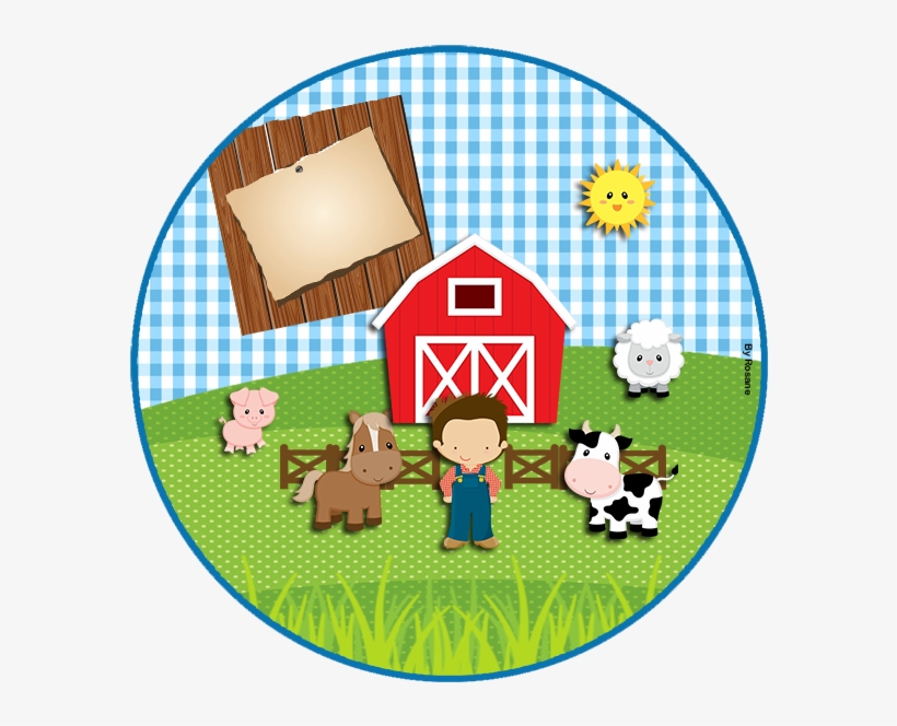 Lapela Para Saquinho De Bala Tema "fazendinha Menino" - Tema Fazendinha Menino Png, transparent png