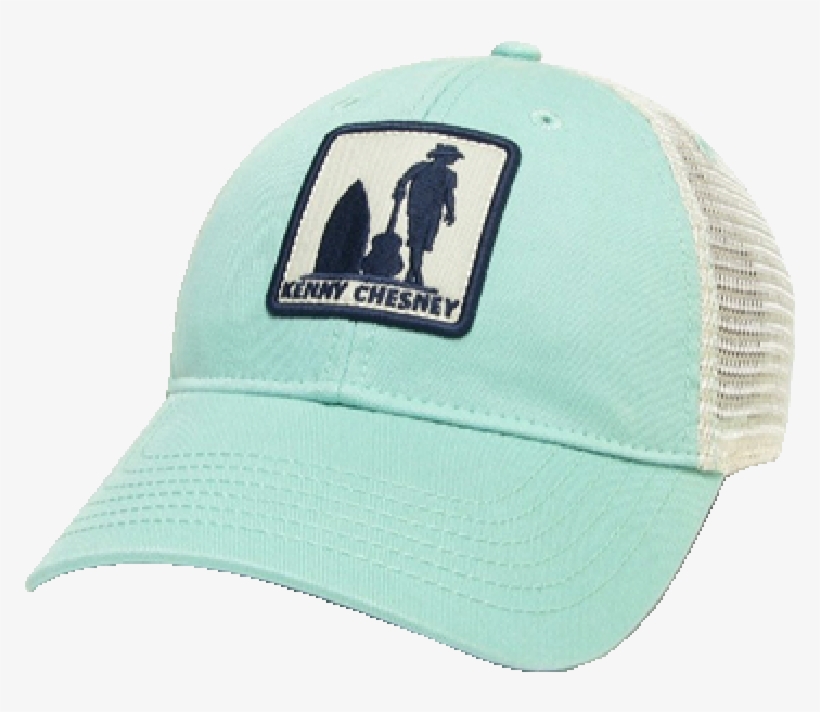 Kenny Chesney Mint And White Ballcap - Kenny Chesney, transparent png