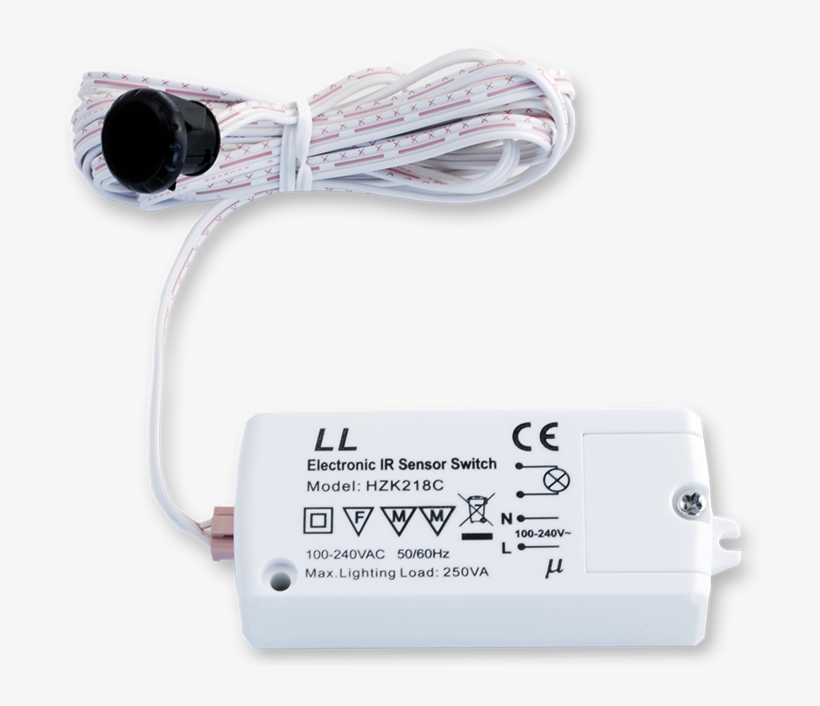 Ir Wave Sensor Switch Black 250w, Sensors, Et Lumiere, transparent png