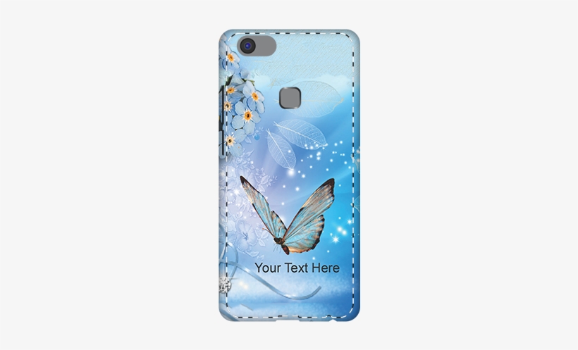 vivo v7 plus blue butterfly mobile cover lenovo k8 note fancy back cover 284x426 png download pngkit vivo v7 plus blue butterfly mobile