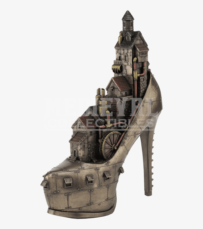 Steampunk Stiletto Hill, Ironopolis Statue, transparent png