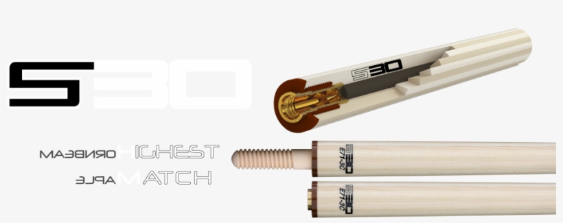 Longoni Cues - Longoni S30 Shaft, transparent png