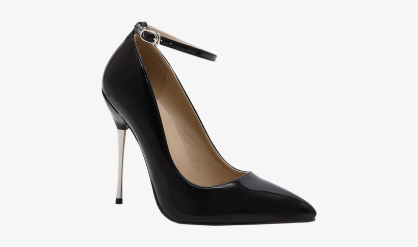 Sh Uk 8059 Stiletto Heel Ankle Strap Pumps - Women Pumps Ankle Strap Pumps Black 39, transparent png