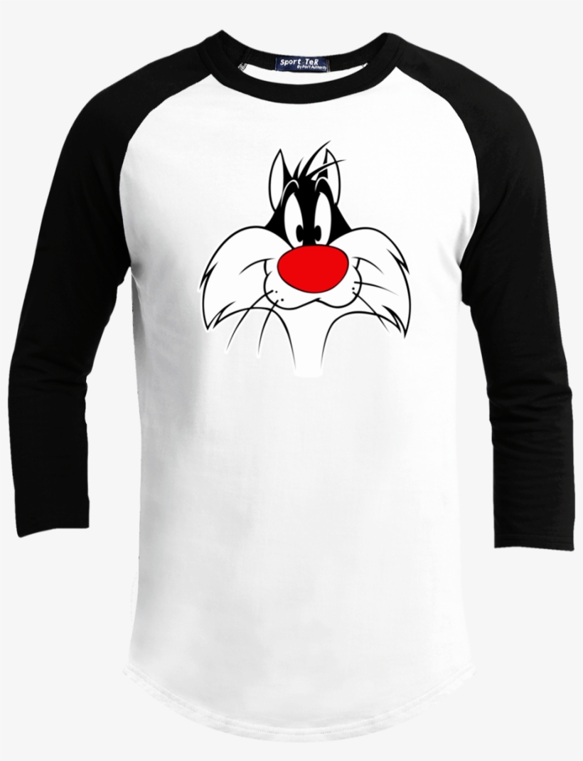 Sylvester Cat Cartoon Funny Fun Kids Animation Retro - 2017 Wrestling State Champ Baseball Style Tee Shirt, transparent png
