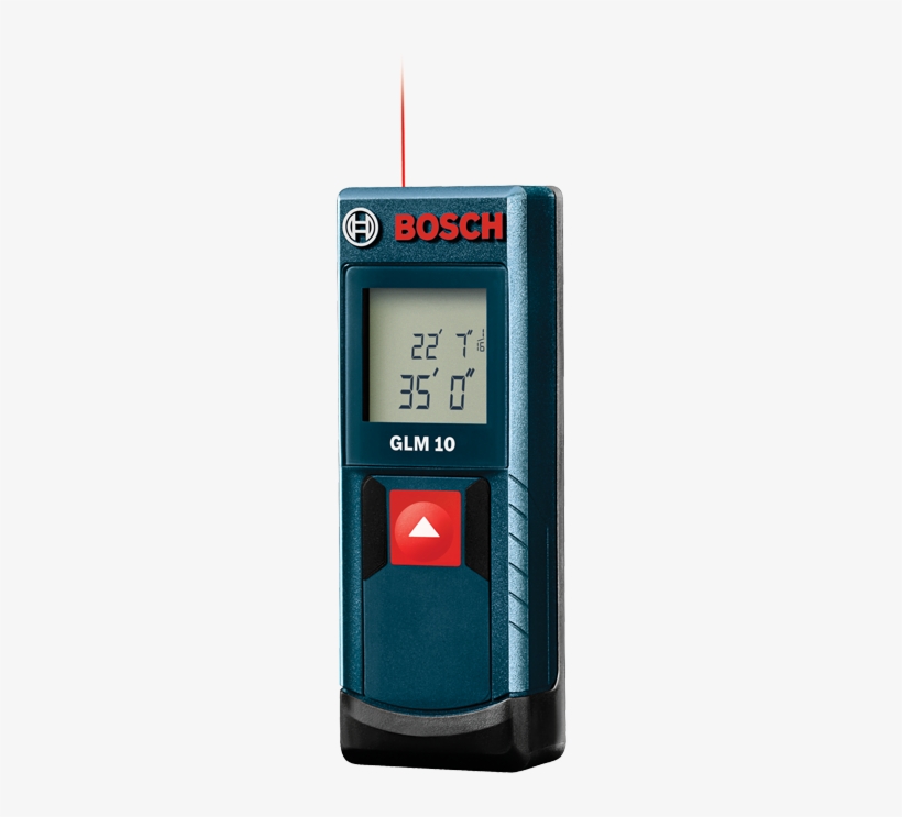 Bosch Glm 10 Hero Laser - Bosch - 35 Ft. Laser Measure, transparent png