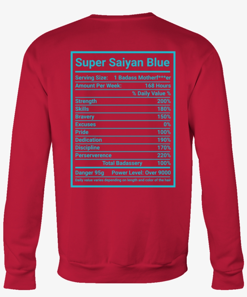 Super Saiyan Blue God Sweat Shirt -tl00175sw - T-shirt, transparent png