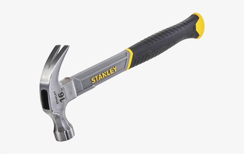 Stanley Curved Claw Hammer - Claw Hammer, transparent png