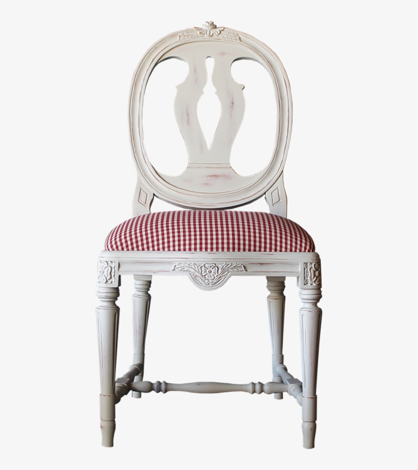 Gustavian Wooden Restaurant Dining Chair - Chair, transparent png
