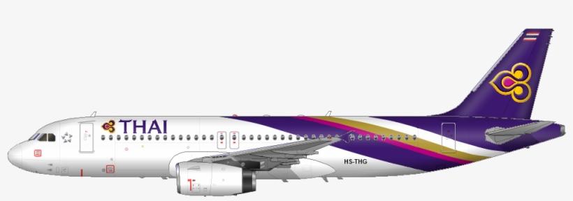 Thai Plane Png - Thai Airways Plane Png, transparent png
