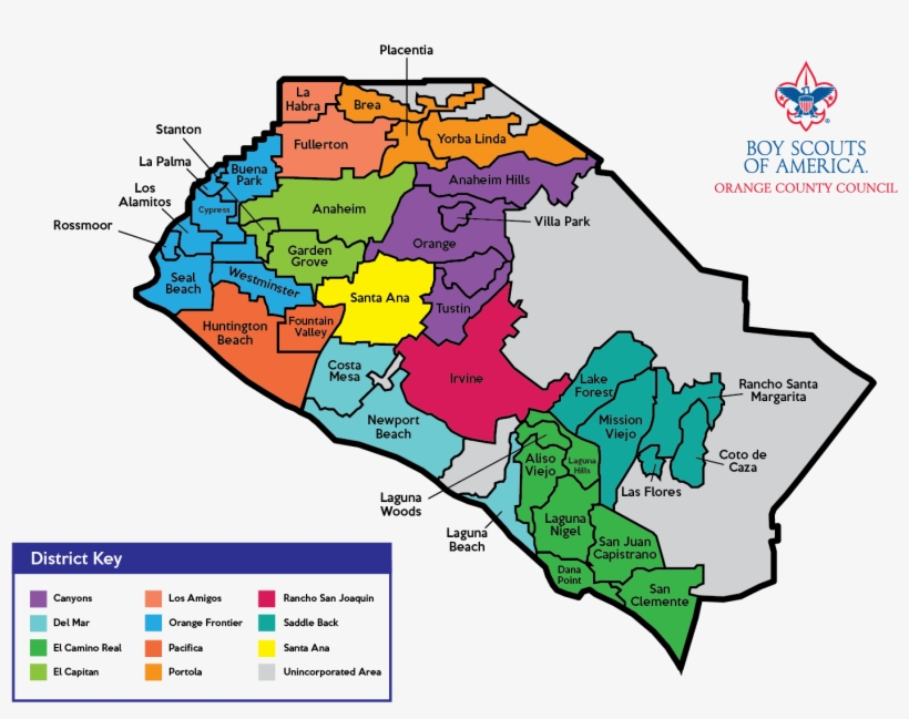 District Meeting Information - El Camino Real Map Orange County, transparent png