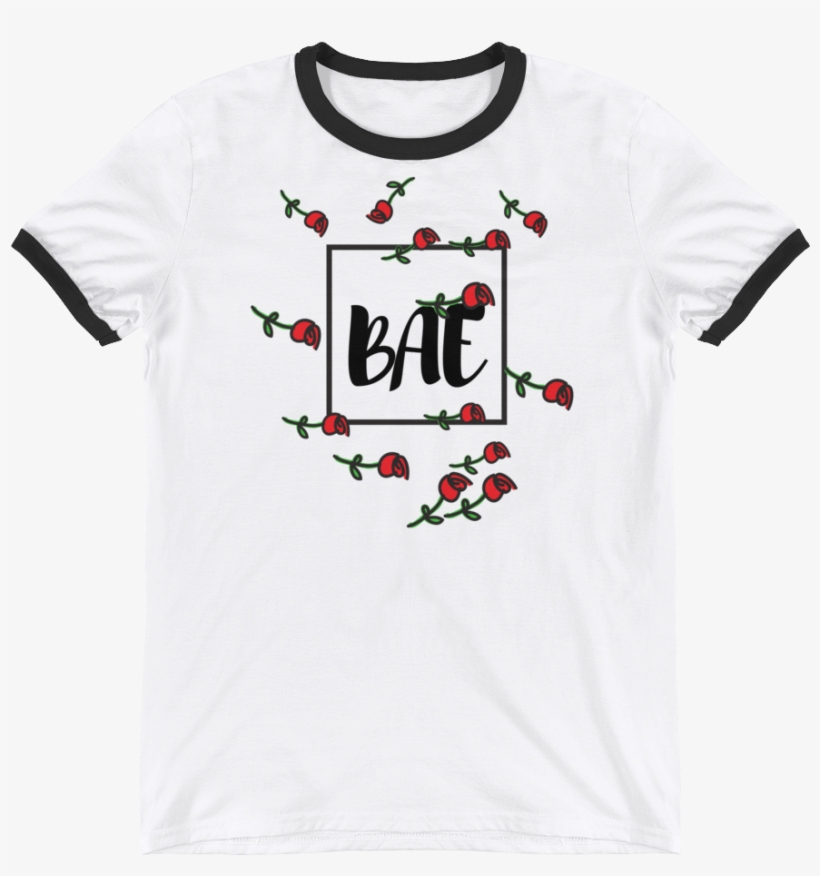 Falling Roses Ringer Tee - Gonzo T Shirt, transparent png