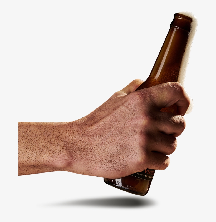 The Beer Cavern Is Our Sacred Shrine To Artisanal Beer - Hand Holding Bottle Png, transparent png