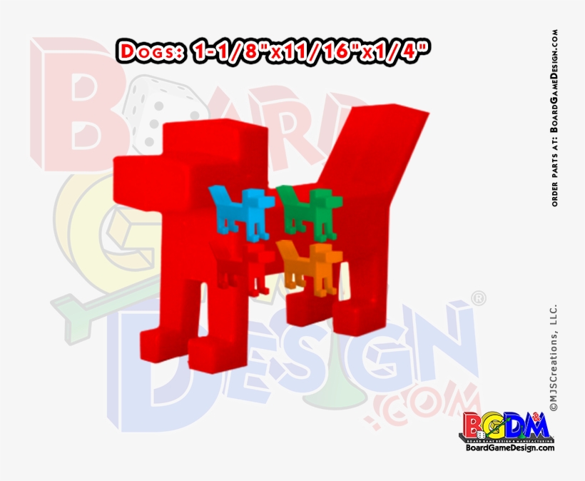 Dog Player Pieces, Dogopoly, Dog Monopoly Game Player - Tri Fold Board Game, transparent png