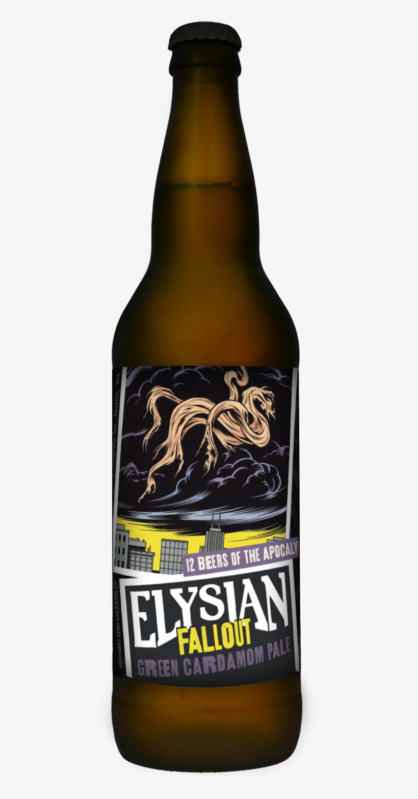 Bittered With German Northern Brewer And Finished With - Fallout Green Cardamom Pale - Elysian Brewing Company, transparent png