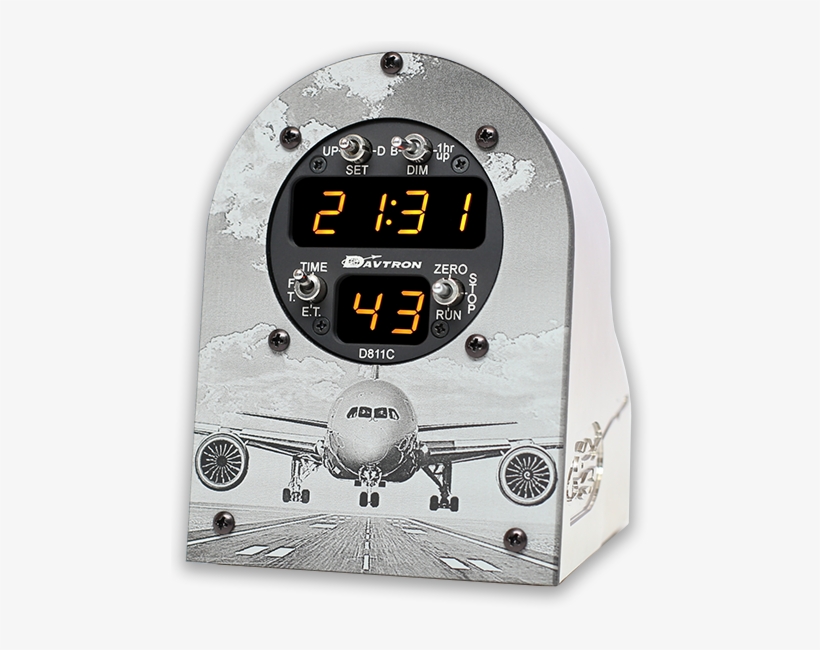 Aviators Desk Clock From Davtron - Aviation Desk Clock, transparent png