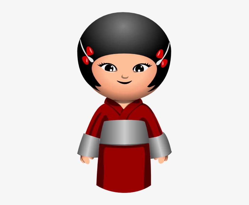 Japanese Girl Clipart Png, transparent png