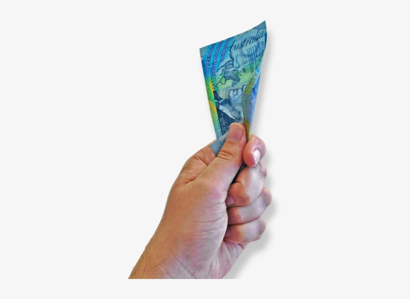 Hand-money - Australian 10 Dollar Note, transparent png