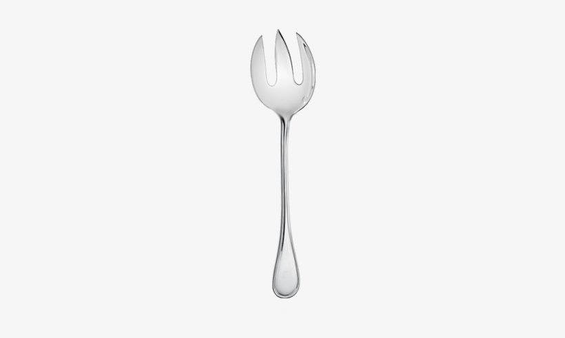 Sterling Silver Salad Serving Spoon - Christofle Malmaison Sterling Salad Serving Fork 1448-083, transparent png