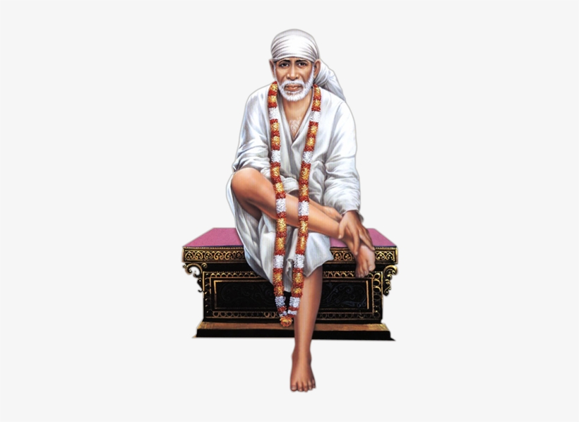 My Sai World Is Devoted To Shiridi Sai Baba's Values - Sai Baba Images Png, transparent png