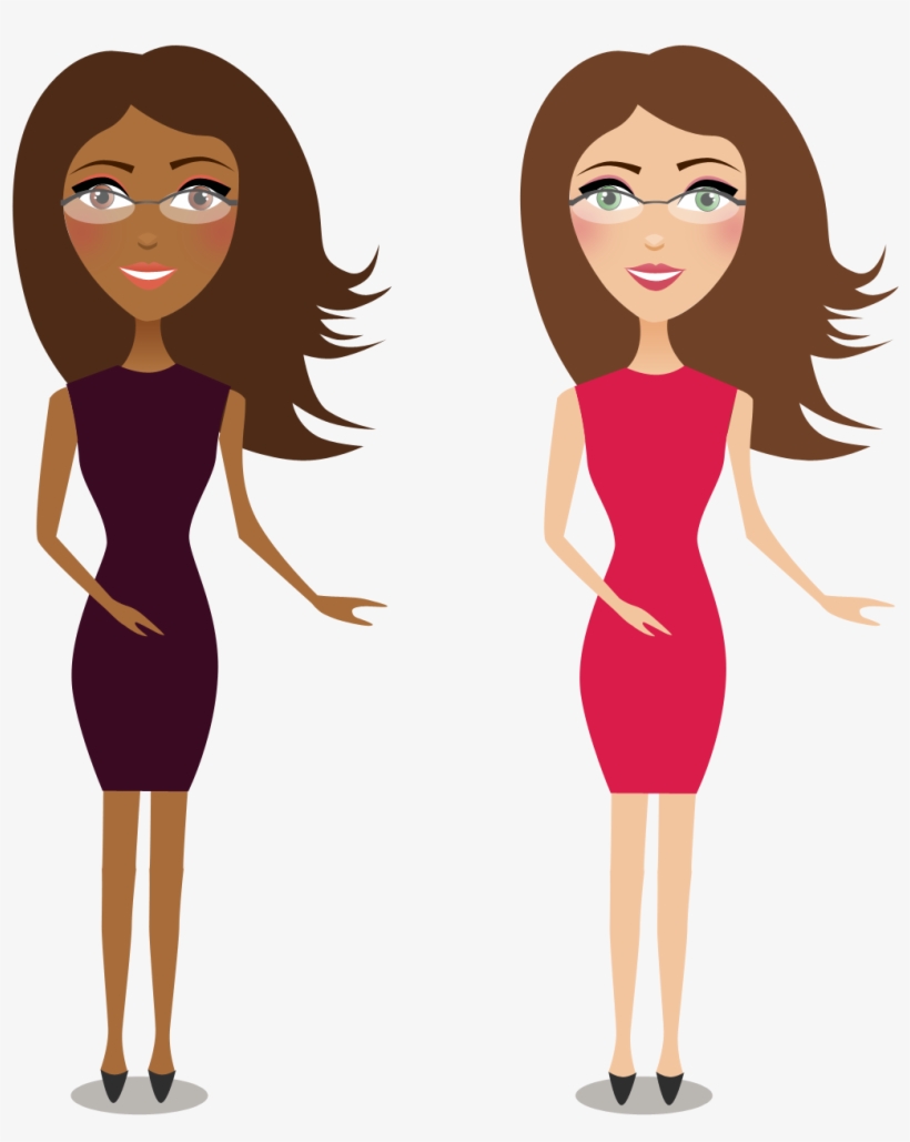 Cartoon Woman Transparent Background, transparent png