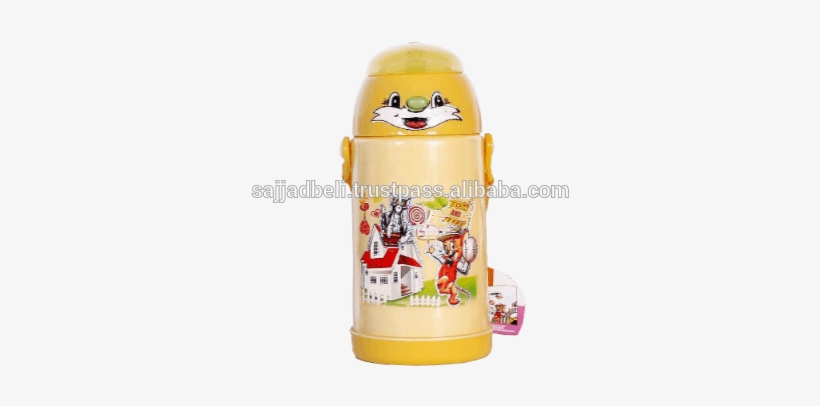 Tom And Jerry School Water Bottle - Figurine, transparent png