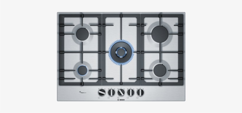 Bosch Pcr7a5b90a 75cm Series 6 Natural Gas Cooktop, transparent png