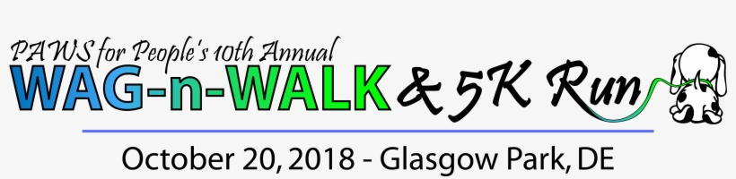 5k Run/walk - Calligraphy, transparent png