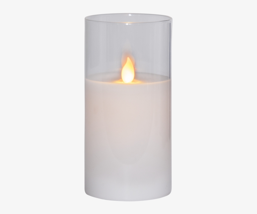 Led Pillar Candle M-twinkle - Candle, transparent png