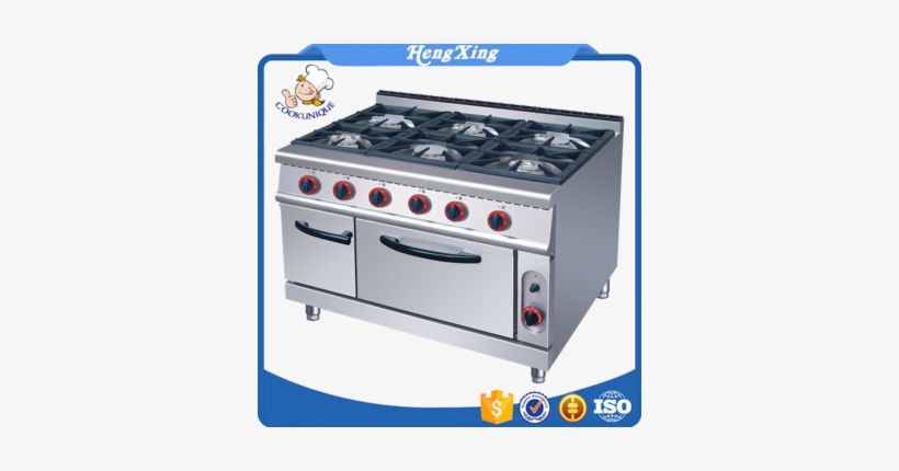 Hgr 996 6 Burner Gas Range With Gas Oven Cooking Range - Gas Cooker With Oven, transparent png