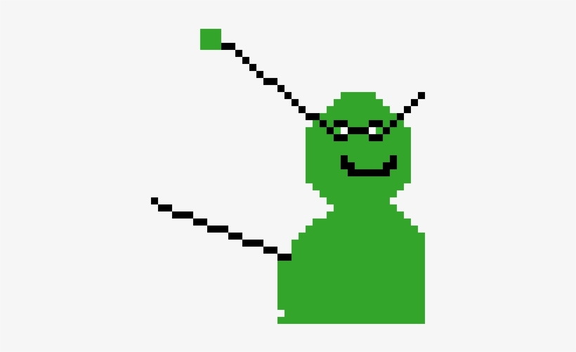 Shreck Jesus - Bead, transparent png