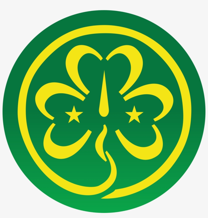 Wikiproject Scouting Trefoil Fade - Girl Guide World Flag, transparent png