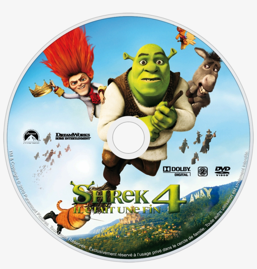 Shrek Forever After Dvd Disc Image - Shrek Forever After, transparent png
