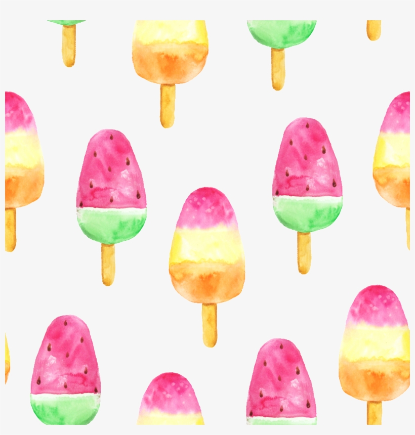 Colorful Color Ice Cream Transparent - Ice Cream, transparent png