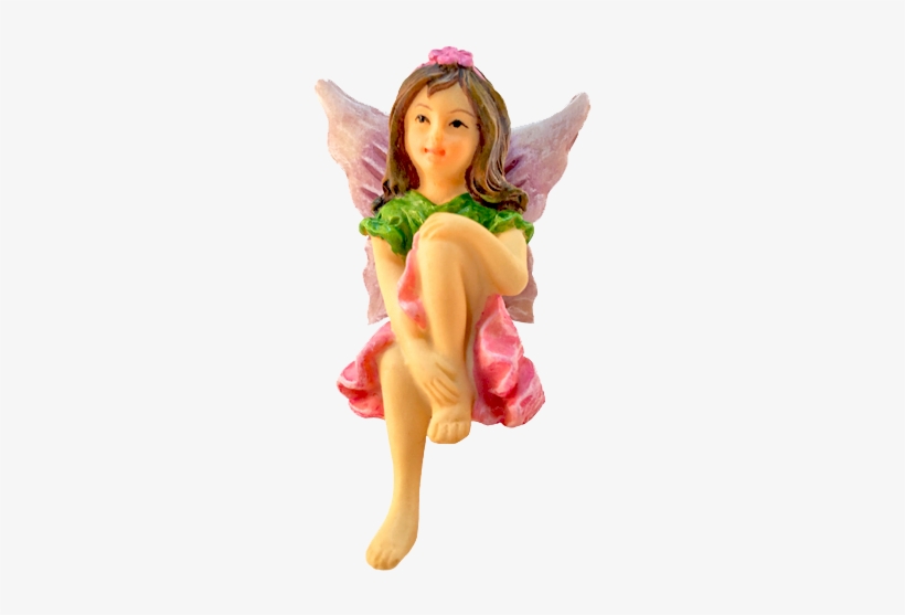 Emma The Sitting Garden Fairy A Miniature Fairy - Glitzglam Emma The Sitting Garden Fairy - A Miniature, transparent png