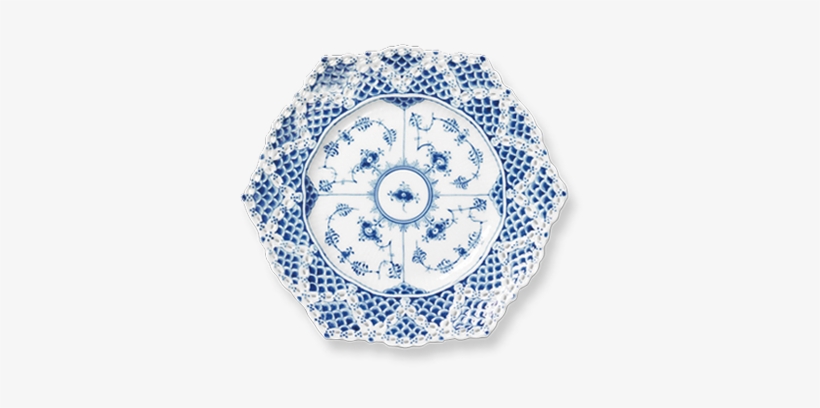 'blue Fluted' Collection, 'full Lace' Pattern - Mixed Royal Copenhagen, transparent png