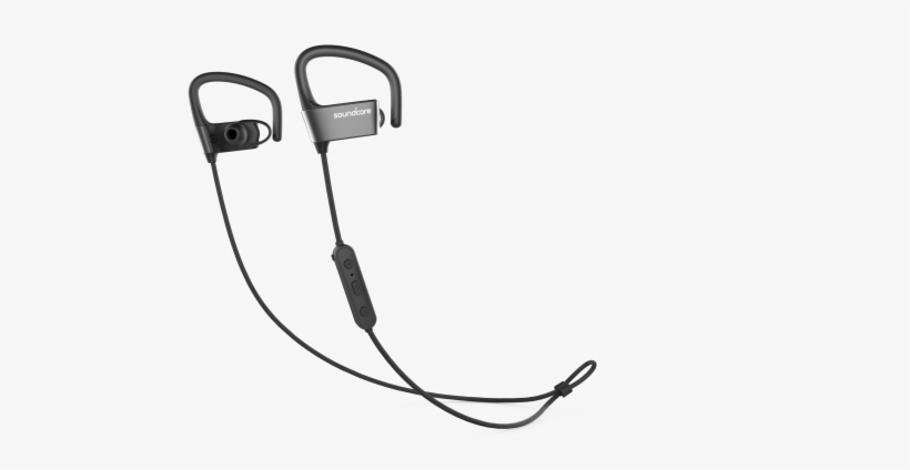 Anker Soundbuds Arc Ear Hook Wireless Headphones With - Anker Soundbuds Sport, transparent png