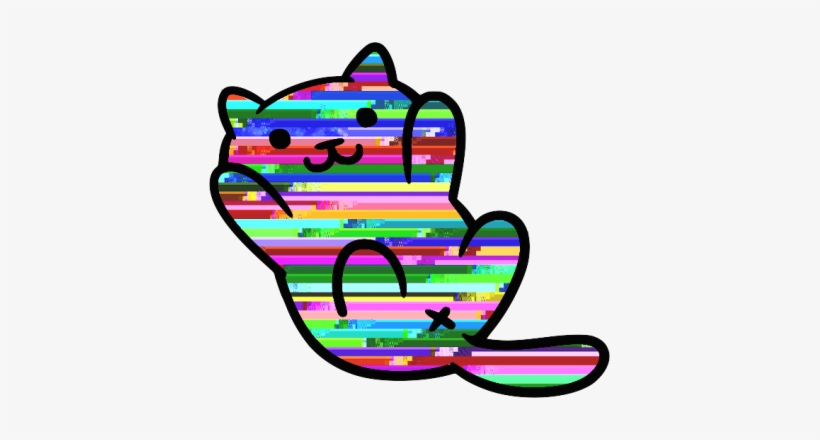 Glitch Kitty - Cat, transparent png