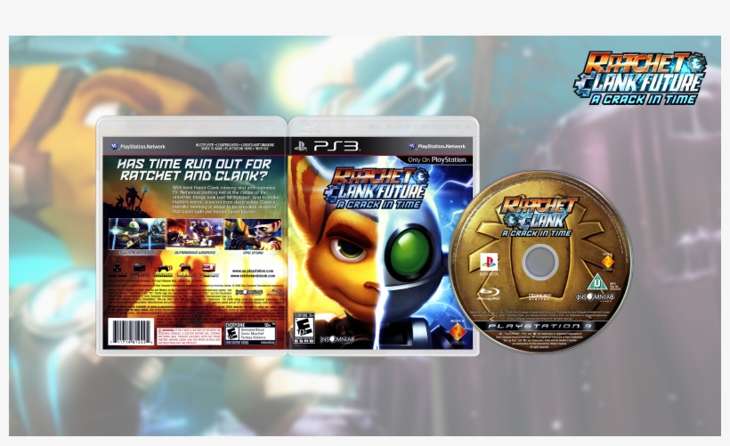 Ratchet & Clank Future A Crack In Time Usa/europe Ps3 - Clank A Crack In Time, transparent png