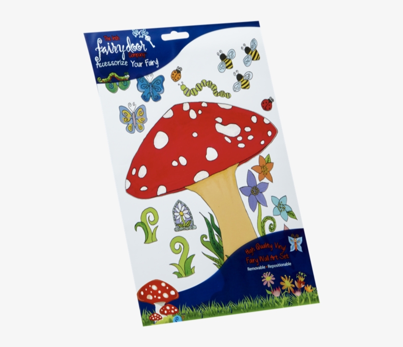 Irish Fairy Toadstool Wall Art Pack - Irish Fairy Door Company Irish Fairy Fun Bundle Pack., transparent png