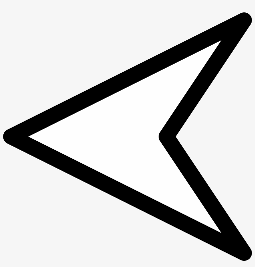 Download - White Arrow Left Png, transparent png