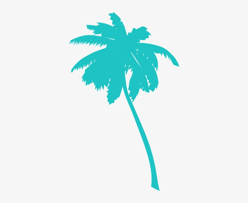 Palm Tree Blue Png, transparent png