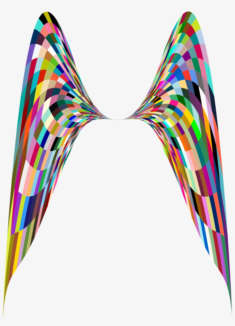 This Free Icons Png Design Of Colorful Geometric Angel, transparent png